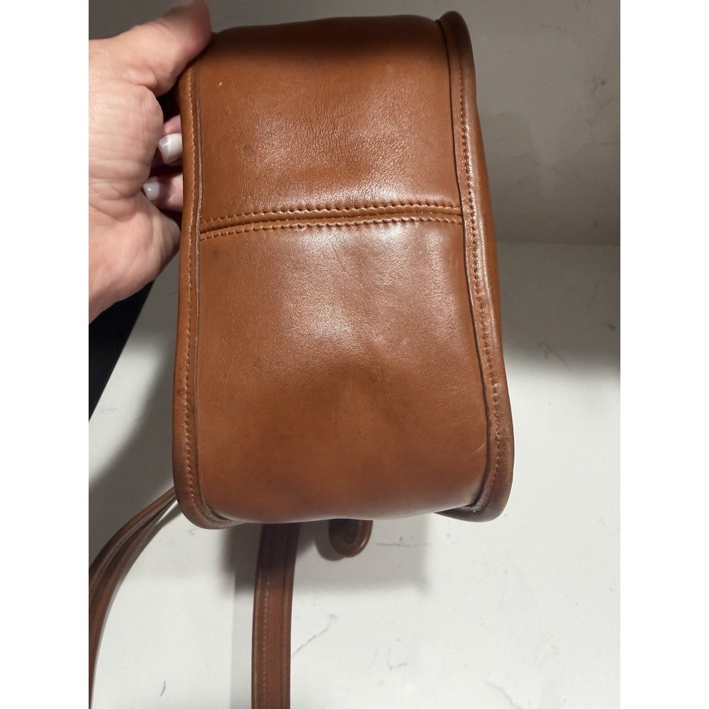 Vintage COACH 9950 Camel Brown Leather Shoulder Bag Janice Legacy  Glove-Tanned - Picture 5 of 12